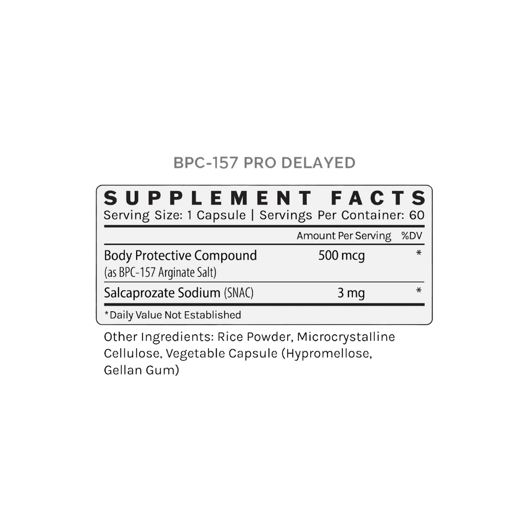 BPC-157 Delayed Pro - 500mcg